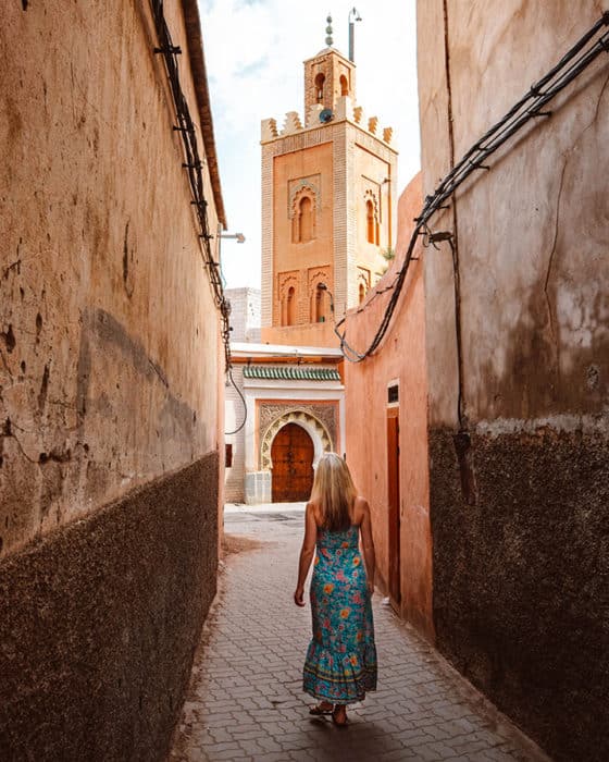 Strolling the backstreets of Marrakech