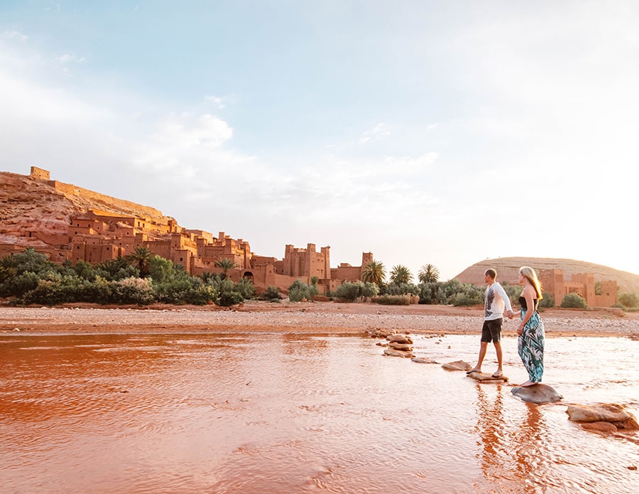 Spectacular Ait Ben Haddou at sunrise