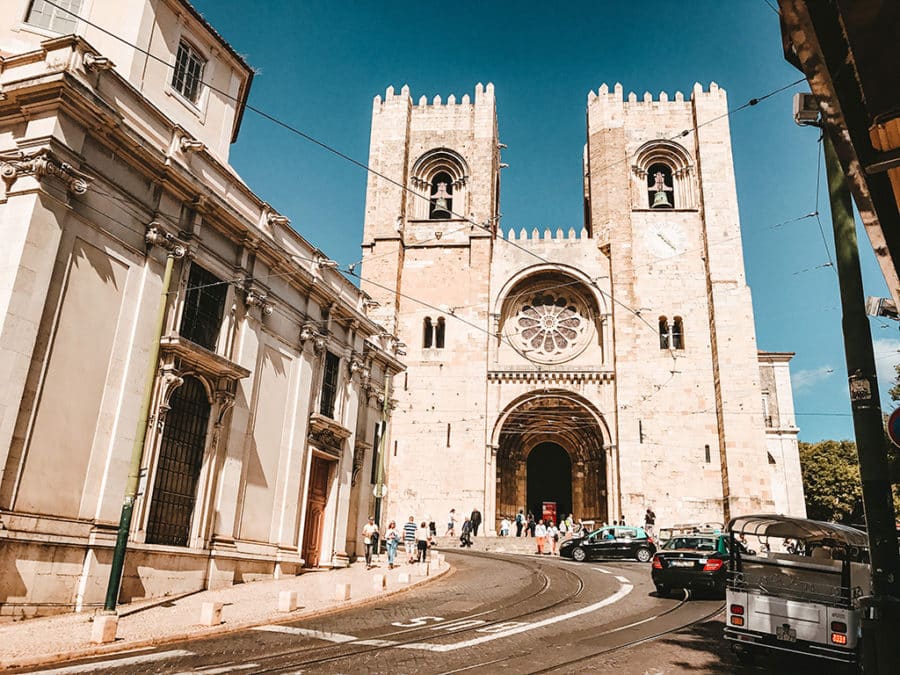 Se Cathedral in the Alfama district of Lisbon