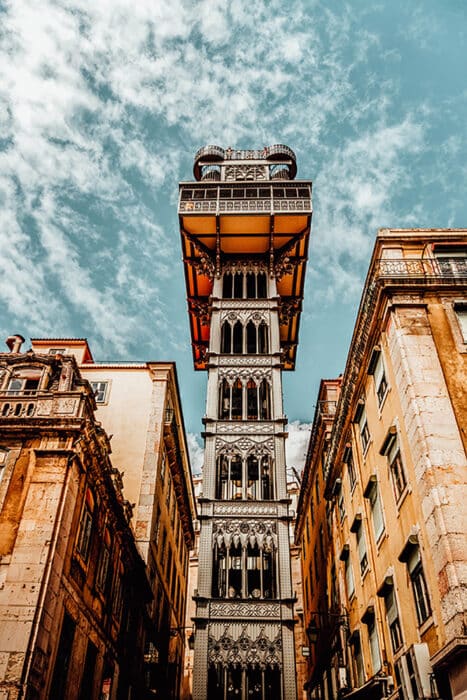 Check out the Santa Justa Lift on your 2 Days in Lisbon