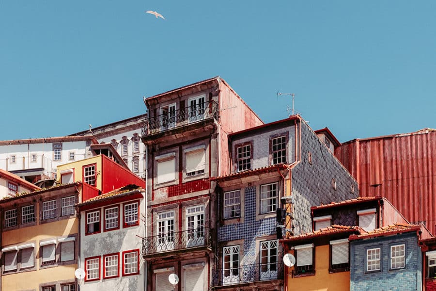 The beautiful architecture of Porto, Portugal