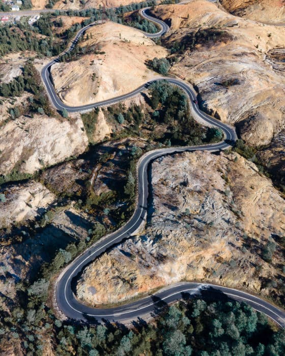 99 bends scenic drive in tasmania