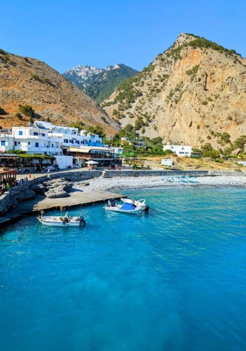 Village of Agia Roumeli, Crete