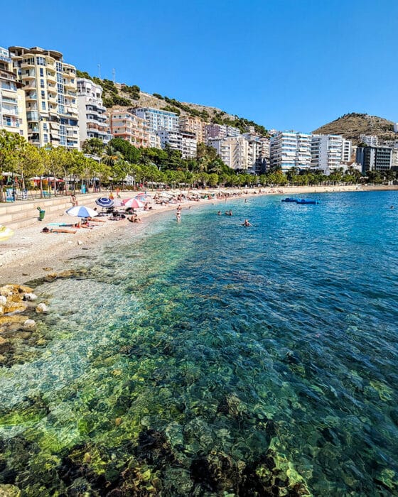 Public Beach in Saranda