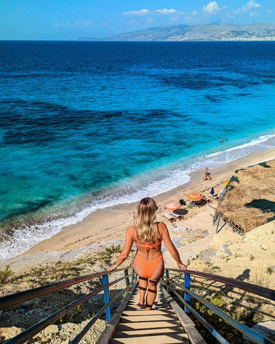 My favourite beach in Saranda,