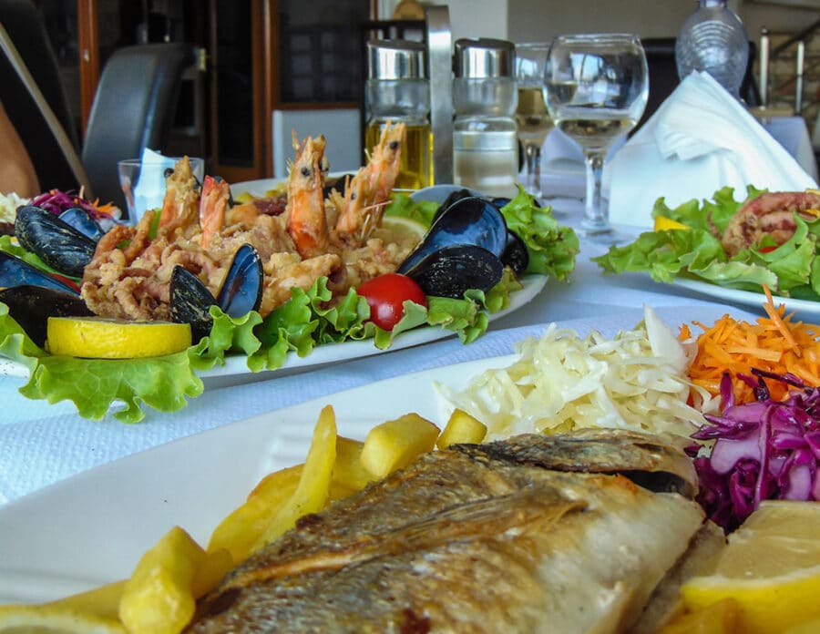 Seafood restaurants in Saranda Albania