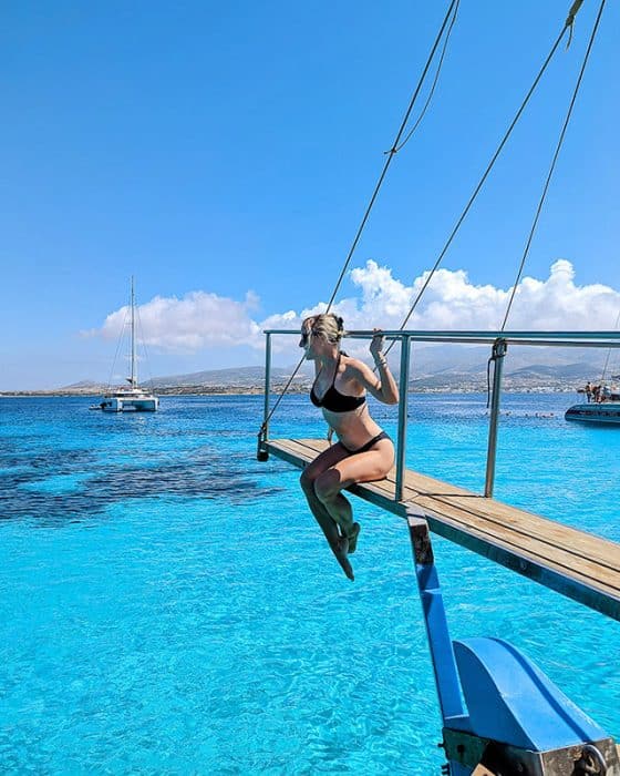Blue Lagoon, Paros, day trip, Greece