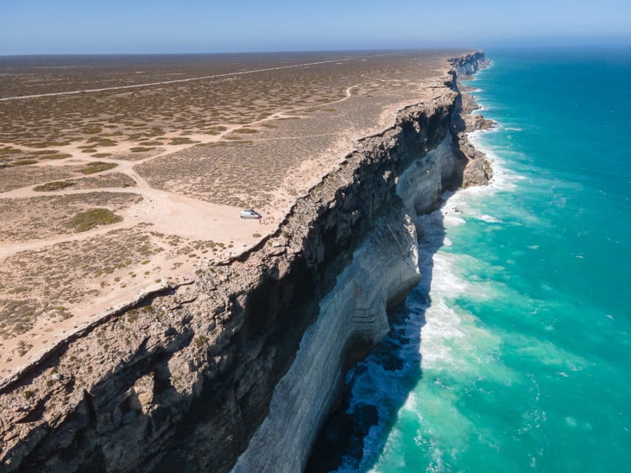 bunda cliffs, perth to adelaide road trip