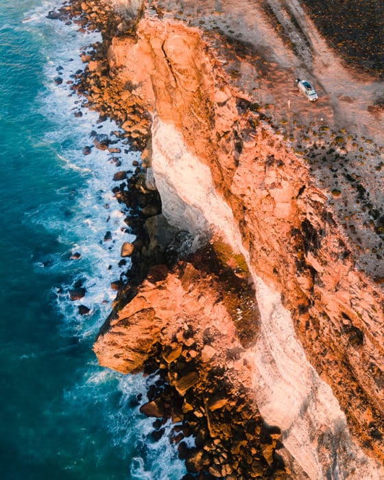 bunda cliffs - perth to adelaide road trip