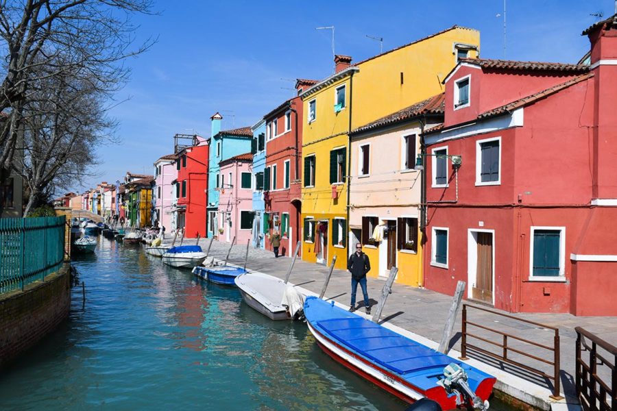Burano, Italy during off season