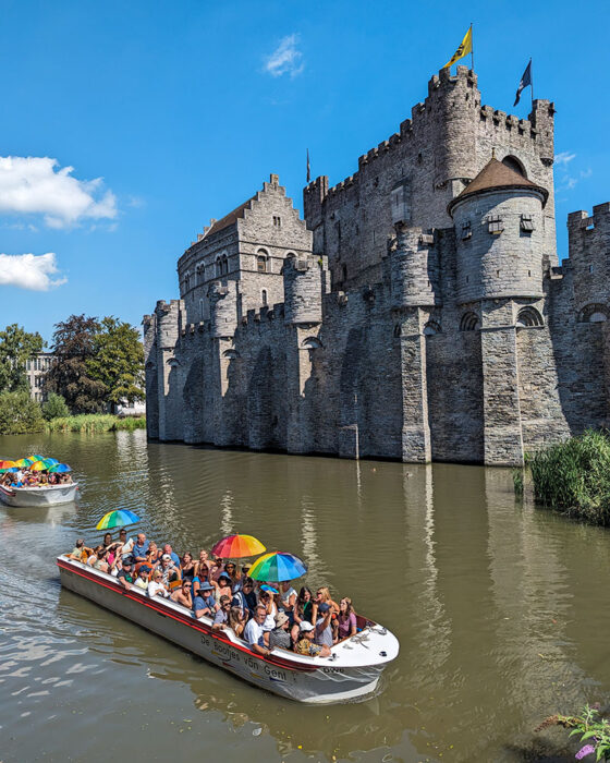 Take a canal cruise on your one day in Ghent