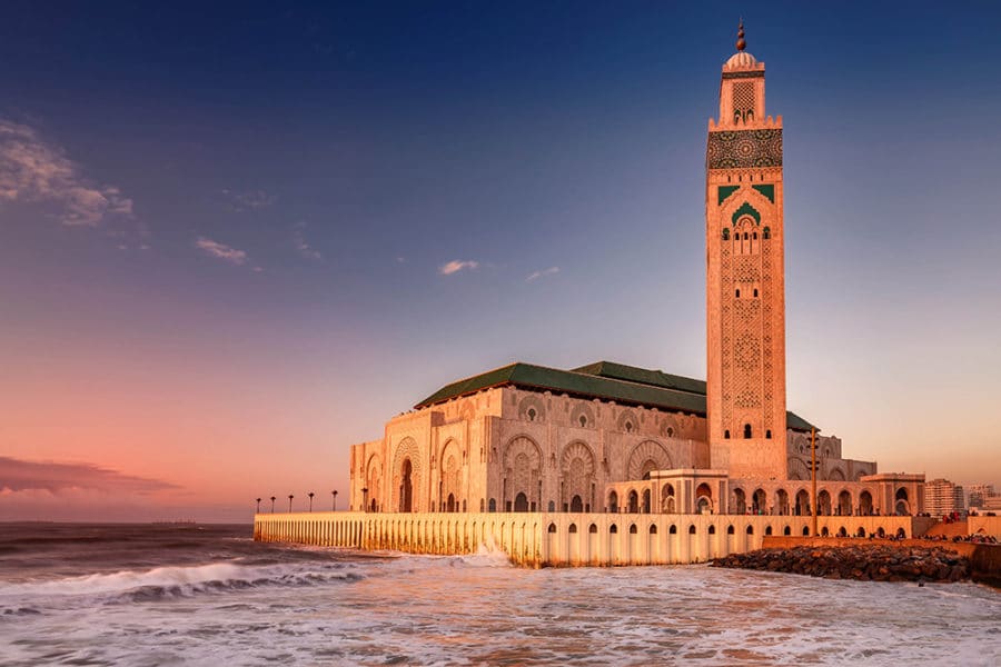 Hassan II Mosque Casablanca, one of the most beautiful places to visit in Morocco