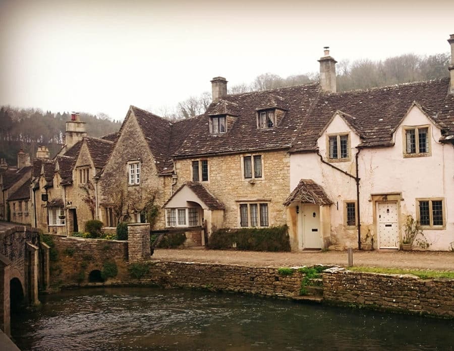 The beautiful old buildings of Castle Combe, Wiltshire