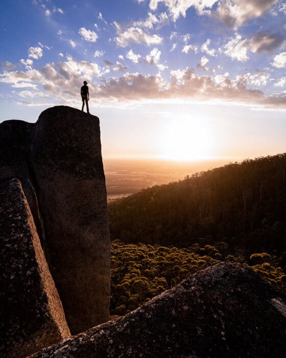 Sunset at Castle Rock, WA