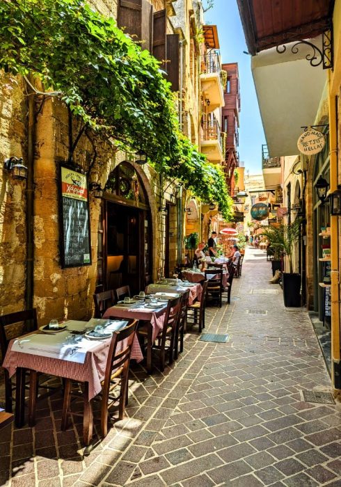 Beautiful streets of Chania, Crete