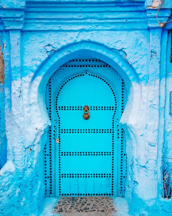 Discover the most beautiful doors around Chefchaouen