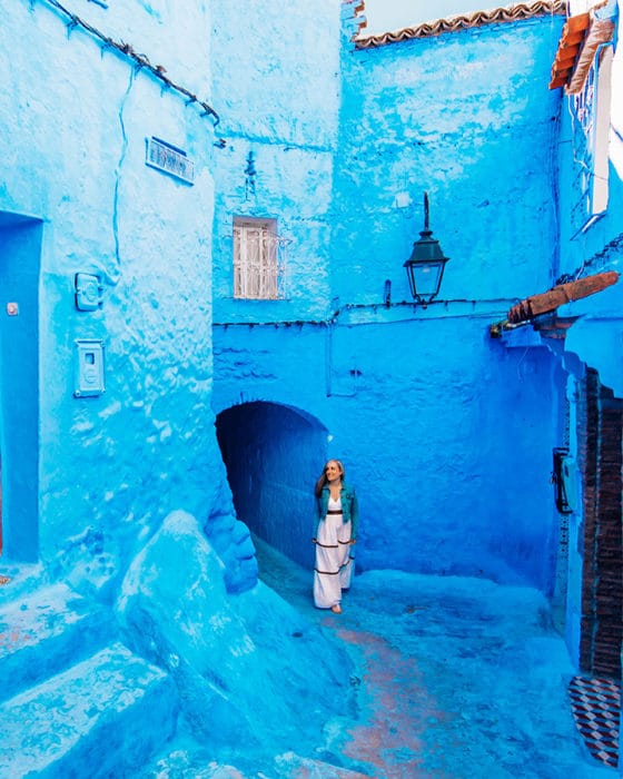 The hidden alleys and corners of Chefchaouen are so beautiful