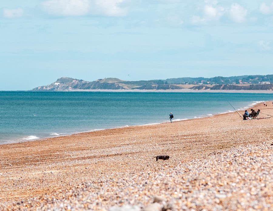 The beautiful beach of Cley-Next-The-Sea in Norfolk