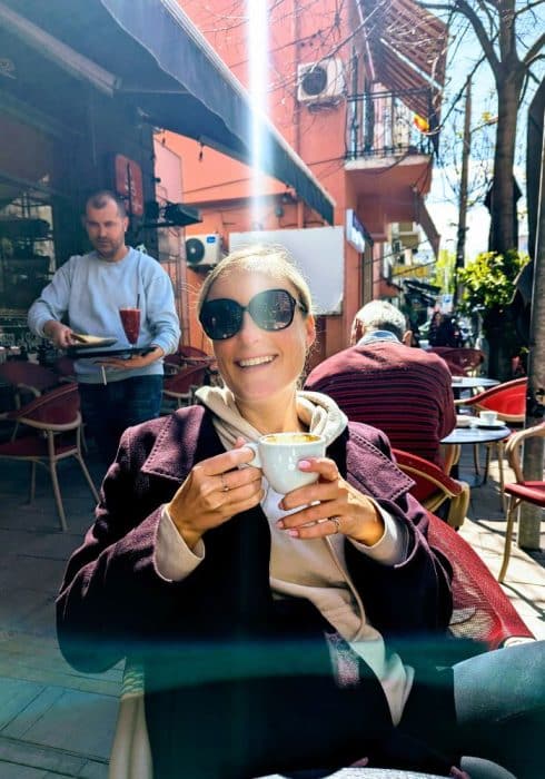 Coffee in Blloku District, Tirana