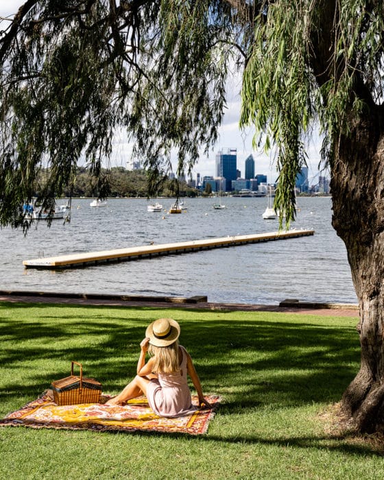 perth picnic spots - matilda bay
