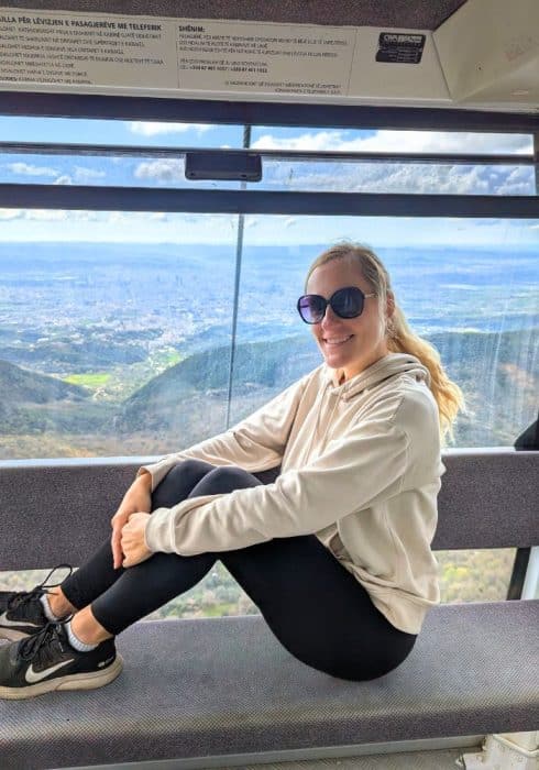 Take in the view of Tirana from Dajti Cable Car