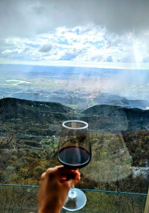 Take in the view of Tirana from Dajti Cable Car