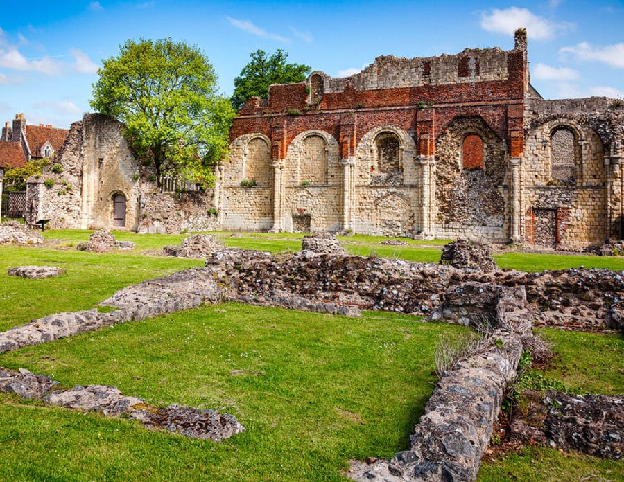 Day Trip to Canterbury from London -Ruins of St. Augustine's Abbey in Canterbury