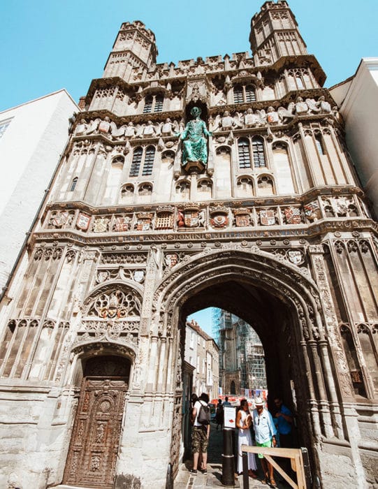 Gateway to the Canterbury Cathedral