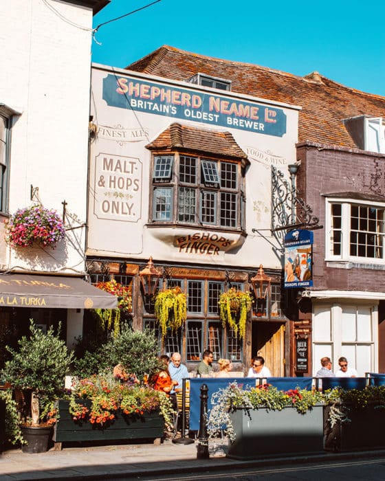 Stop at the Bishop's Finger on your Day Trip to Canterbury