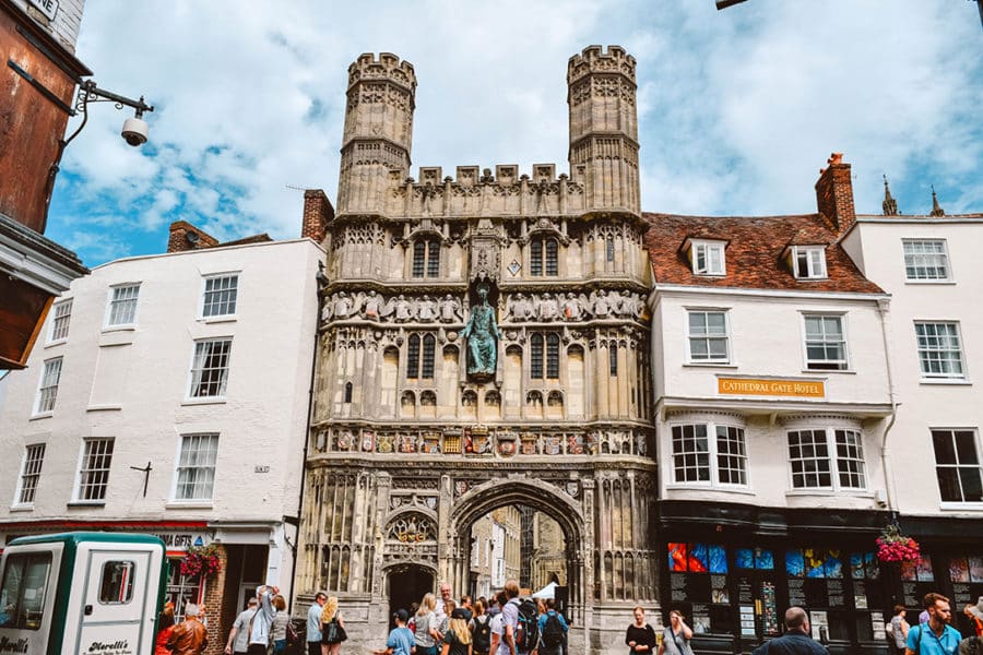 The Canterbury Cathedral gateway