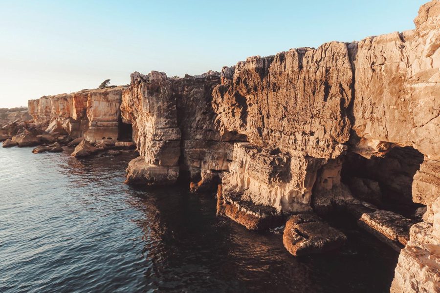 visiting the Boca do Inferno in Cascais