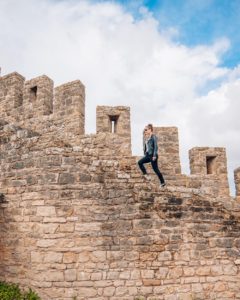 walking the Obidos city wall