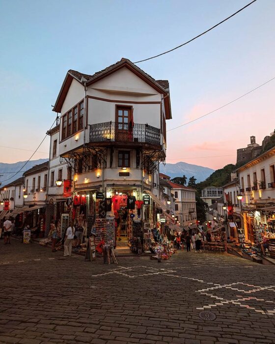The Old Bazaar in Gjirokaster