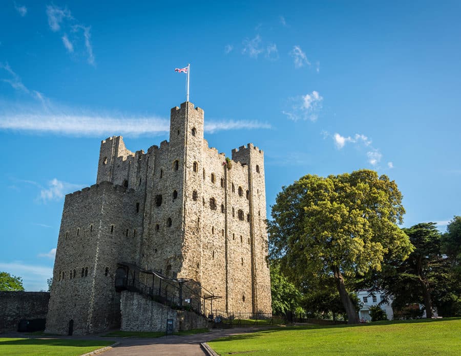 Visit the incredible Rochester Castle on your day out in Kent