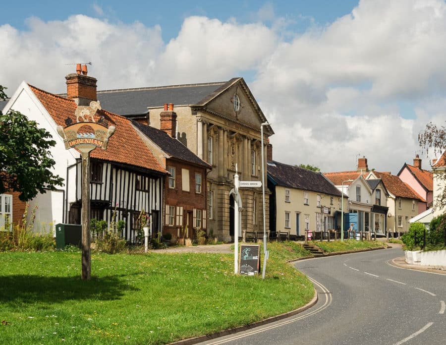 Debenham is a tiny English village nestled in the countryside of Suffolk
