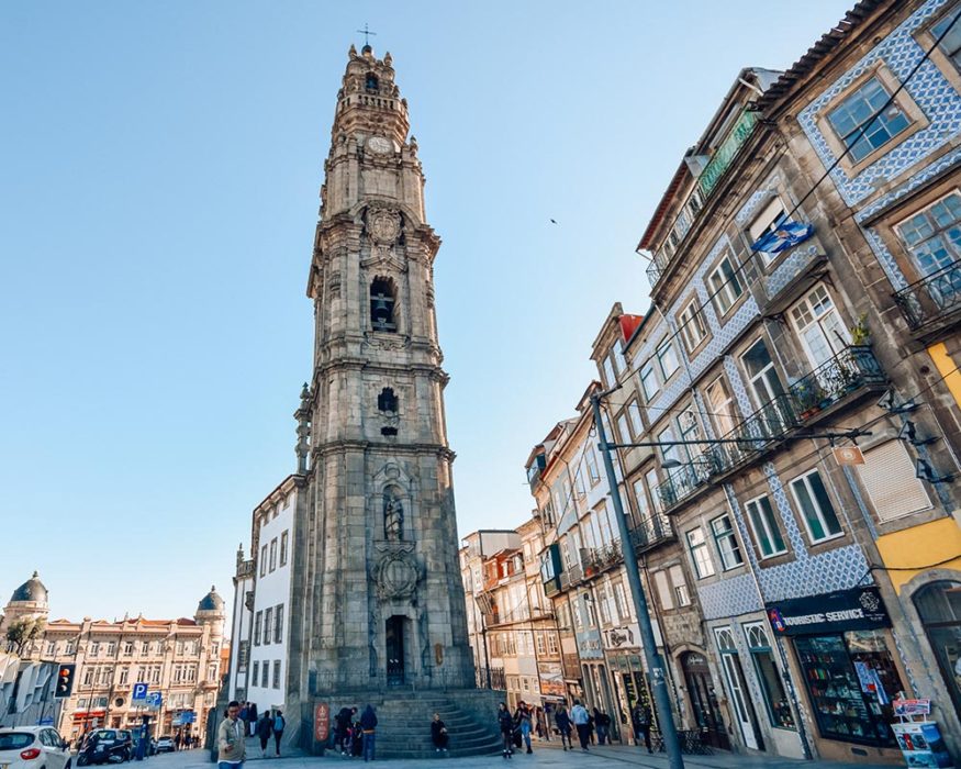 Clerigos Church and Tower in Porto