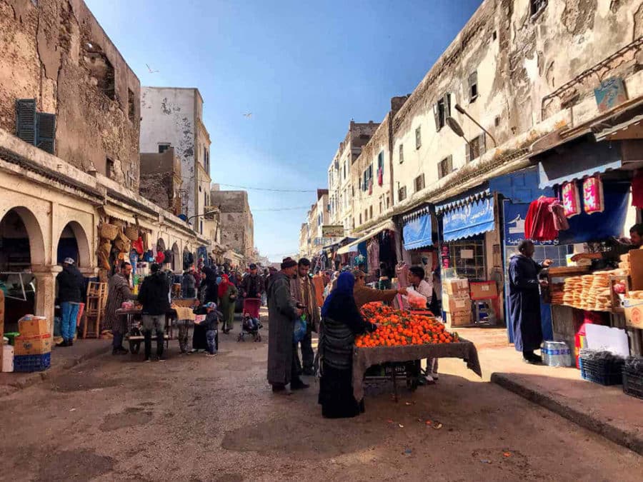 Essaouira town center, Morocco