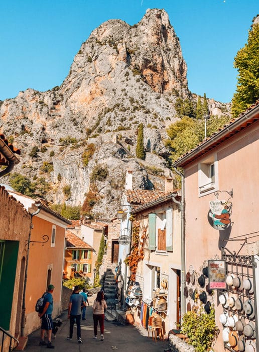 Moustiers Sainte Marie, one of the most beautiful villages in the south of France