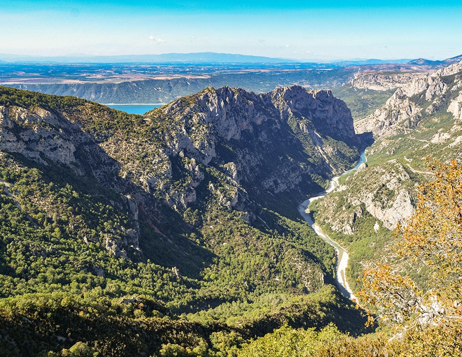 Driving through the Gorges du Verdon