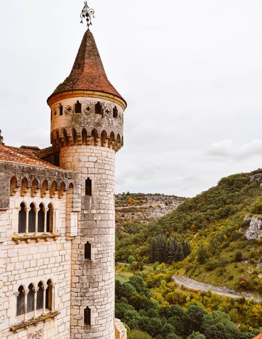 View from the Grand Escalier of Rocamadour