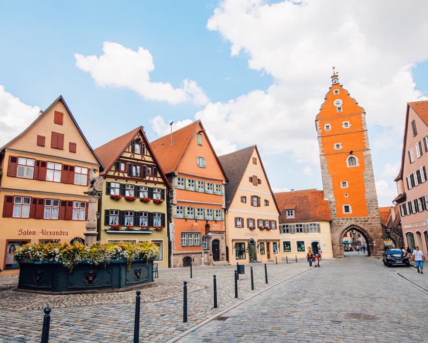 The cute village of Dinkelsbuhl