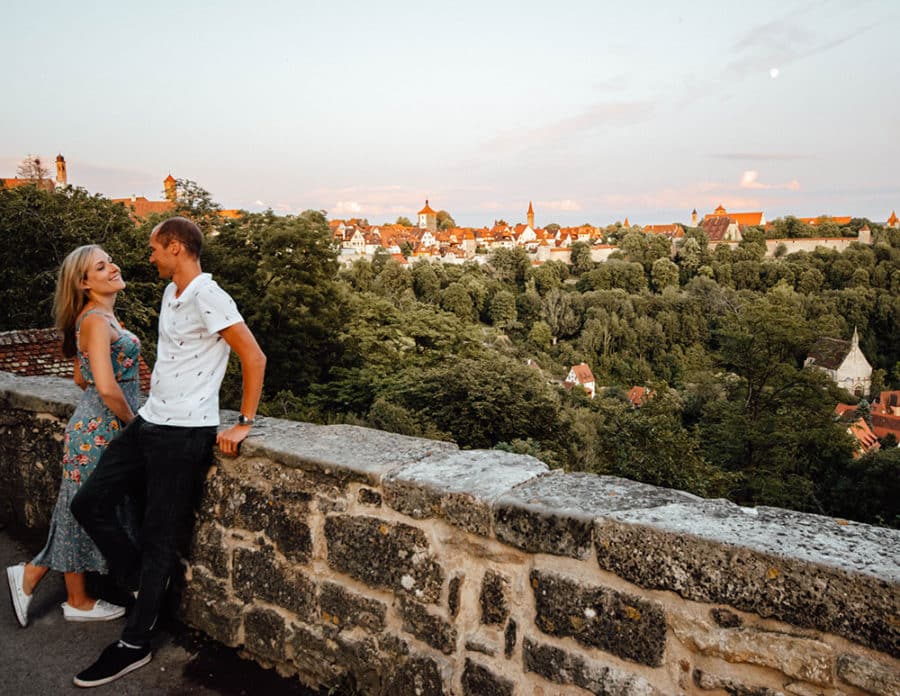 Rothenburg ob der tauber - Castle Garden