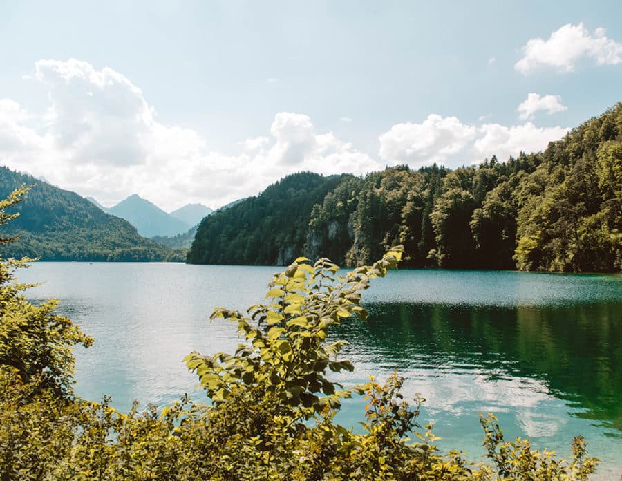 Alpsee Lake Bavaria Germany