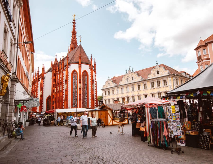 Germany Road Trip - Würzburg market square