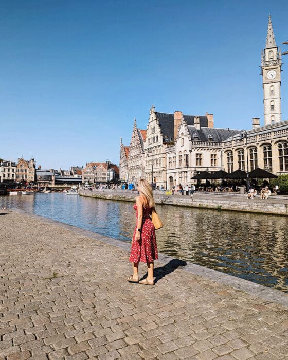 Exploring the beautiful city of Ghent