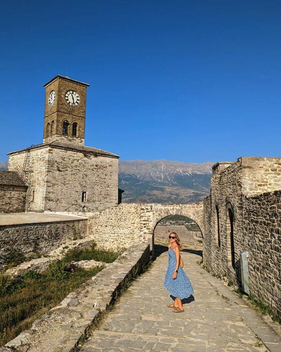 Exploring Gjirokaster on a day trip from Saranda