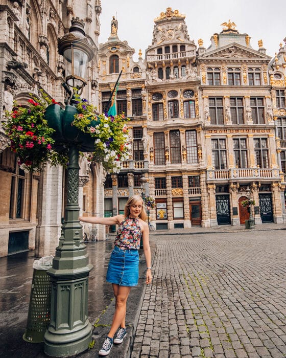 Brussels Grand Palace at 7am