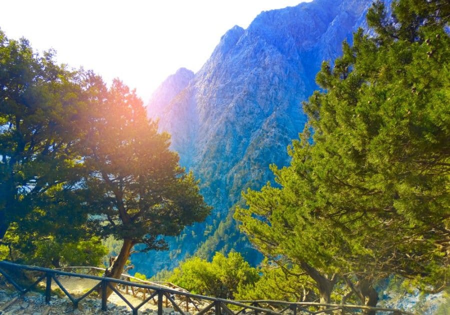 Hiking Samaria Gorge in Crete
