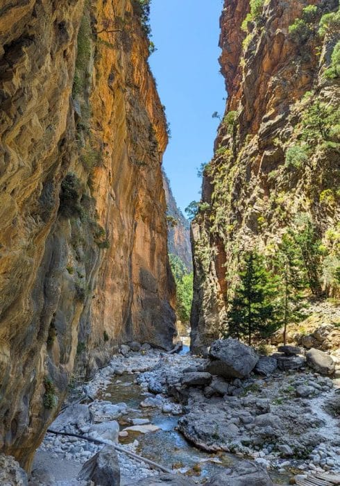 Hiking Samaria Gorge on my Crete Road Trip