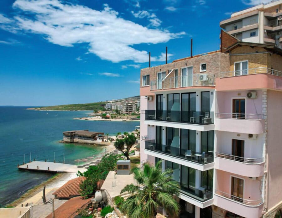 Ocean views of Hotel Piccolino, Saranda